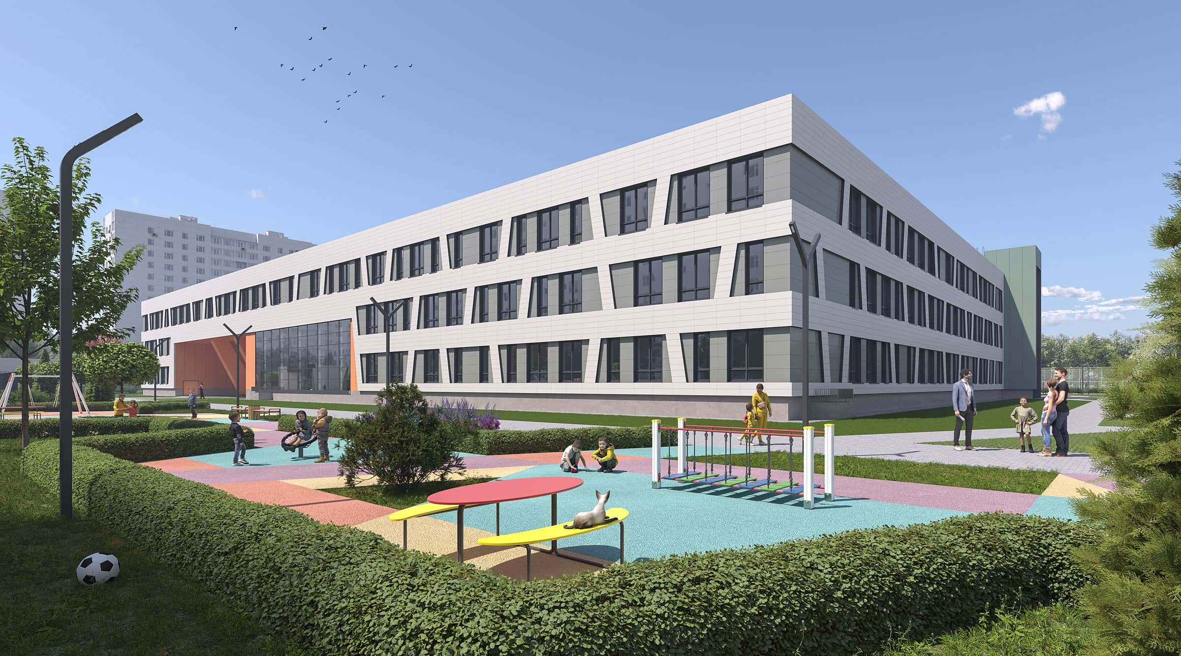 Средняя общеобразовательная школа на 1100 мест в ЖК «Лукино-Варино» — фото 2